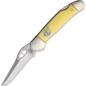 Bear & Son Coltello pieghevole Lockback Yellow Delrin