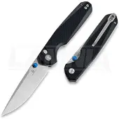 Bestechman Coltello pieghevole Velix - Satin + Stonewash - G10, nero