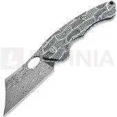 Bestech Skirmish - Damascus - G10, nero, bianco