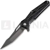 Artisan Cutlery Coltello pieghevole Interceptor Linerlock D2, black/black