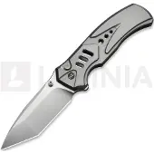 We Knife Zentron, Gray Titanium, Satin
