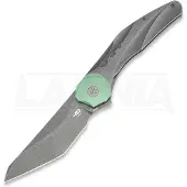 Bestech Coltello pieghevole Excentric - Blastwash - Titanium, grigio