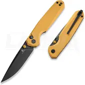 Bestechman Coltello pieghevole Velix - PVD - G10, giallo