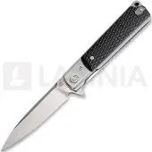 Artisan Cutlery Coltello pieghevole Classic D2, black checkered