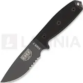 ESEE Model 3 Serrated, tactical gunsmoke