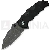 CIVIVI Coltello pieghevole Natterjack Damascus, Milled Black G-10