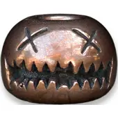 Audacious Concept Smiley Bead - Copper