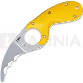 CRKT Coltello Bear Claw, dentatura lama, giallo
