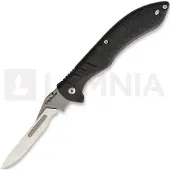 Havalon Coltello pieghevole Forge Rubber Handle, nero