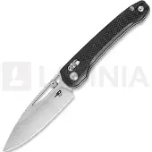 Bestech Coltello pieghevole Cobber - Stonewash + Satin - G10, nero