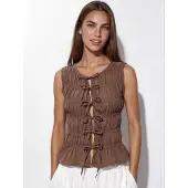 Hiccups for Kids Top marrone