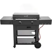 Char-Broil Piastra Gas VersaTile 3-in-1 per Arrostire, Grigliare e Pizza