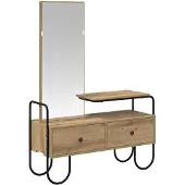 Syfax Tavolo da Trucco Rovere Artigianale Legno ingegnerizzato