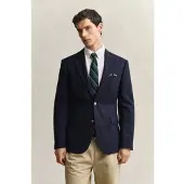 Gant per uomo. 7706311 Americana Club marino (46), Casual, Lana, Classico, Navy