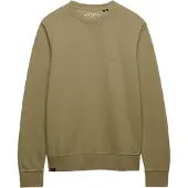 Superdry per uomo. M2014044B Felpa Classic Essential verde (L), Casual, Cotone