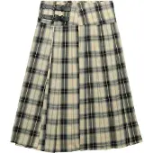 Superdry Gonna Check Pleated Midi