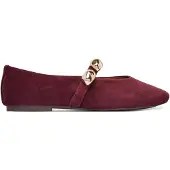 Steve madden Ballerina con cinturino rosso scuro