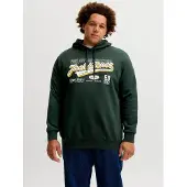 Jack & Jones Felpa Con Cappuccio Logo Plus Size