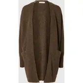 Selected Cardigan A Maglia Donne Marrone S
