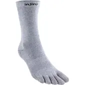 Injinji Liner Crew Calze casual (47,5+, grigio)