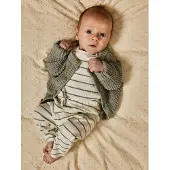 Lil´ Atelier Tutina / body per bambino 'NBMKAIL' grigio / offwhite