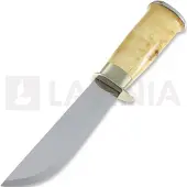 Marttiini Lapp 245010 Stainless, Curly Birch, coltello fisso