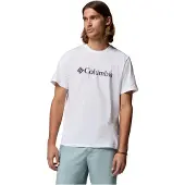 Columbia CSC Basic Logo Tee T-shirt Uomo (L, bianco)