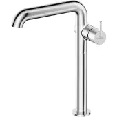 Deante Tall washbasin mixer with rectangular spout