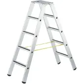 Zarges Leichtmetall-Stufen-Stehleiter R13step B (2x3 Stufen beidseitig begehbar)