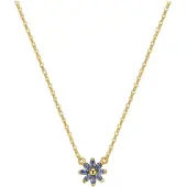 Rosato Charming gold-plated flower Collana with zircons Gaia RZGA63