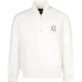 Armani Exchange Felpa beige scuro / offwhite