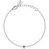 La Petite Story Delicate silver Bracciale con pink zircon Silver LPS05AWV10
