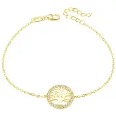 Beneto Bracciale AGB485/20-oro Dorato Albero della Vita — Bracciale