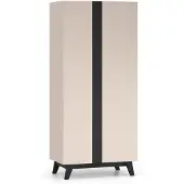 Feldmann-Wohnen Armadio Freshion 90x53x200cm nero cashmere a 2 ante