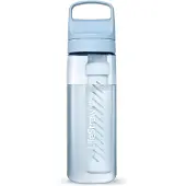 LifeStraw Go Icelandic Blue GO-650ML-ICE BPA-Free Plastic,bottiglia con filtro a 2 fasi, 650 ml