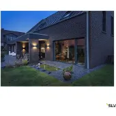SLV Sitra Singola applique da esterni LED in basso antracite