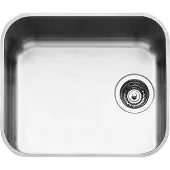 Smeg UM45 Lavello Sottopiano Rettangolare 1 Vasca Acciaio Inossidabile