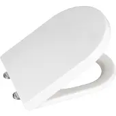 Wenko Sedile Premium per WC Calla, con chiusura ammortizzata, termoplastico, bianco