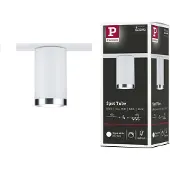 Paulmann URail Faretto su binario Tube, bianco segnale, metallo, GU10