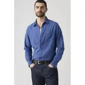 Levi's Sunset One Pocket Cotton Linen Shirt Taglia: XXL | Camicie Casual Outlet | Uomo | Bianco