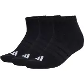 Adidas Cushioned Essential Low Cut 3-Pack Calze casual Uomo (40-42, nero)