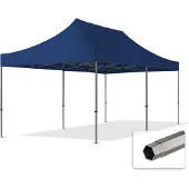 TOOLPORT 3x6m gazebo pieghevole, PREMIUM acciaio, blu scuro