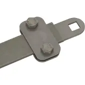 Dehn Morsetto NIRO KS B11.11 FL30X4 V2A 380129