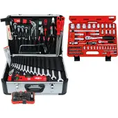 FAMEX 729-17 Valigetta con attrezzi e set di chiavi a bussola
