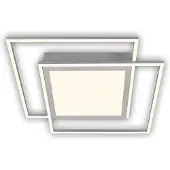 Briloner Plafone LED Plafone commutabile separatamente 51W cromo opaco