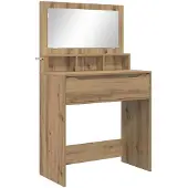 Syfax Tavoli da Trucco per Camera da Letto Rovere artigianale