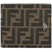 Fendi Portafoglio in tessuto con monogram FF