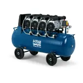 HBM compressore senza olio silenzioso, 120 litri, 8 bar, 4 HP