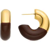 Luxenter Orecchini 'Tayris' marrone / oro