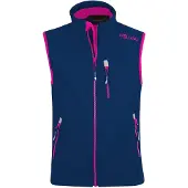 TROLLKIDS Kid's Trollfjord Vest Gilet softshell Bambini (116, blu)